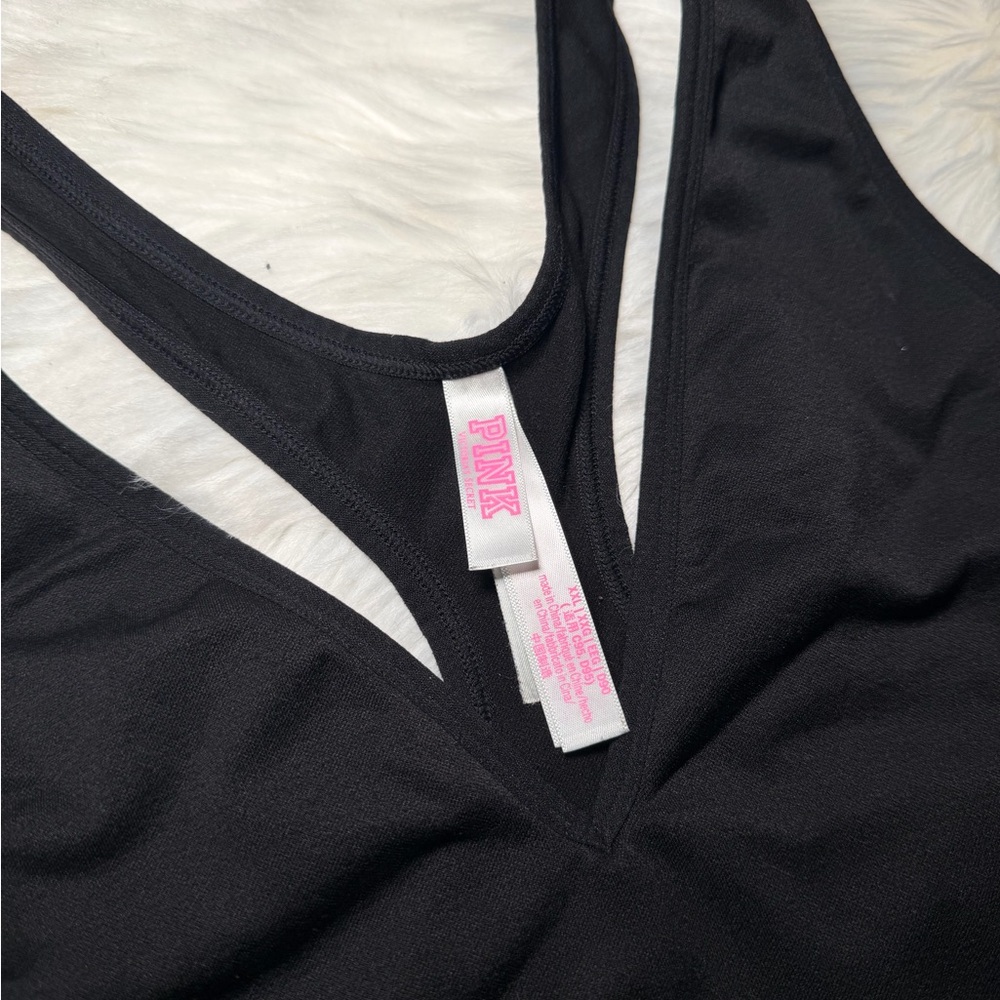 Victorias Secret Pink Black Women's Sports Bra - Picture 3 of 9